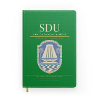 Thumbnail for Santos Dumont Airport (SDU) design on green notebook