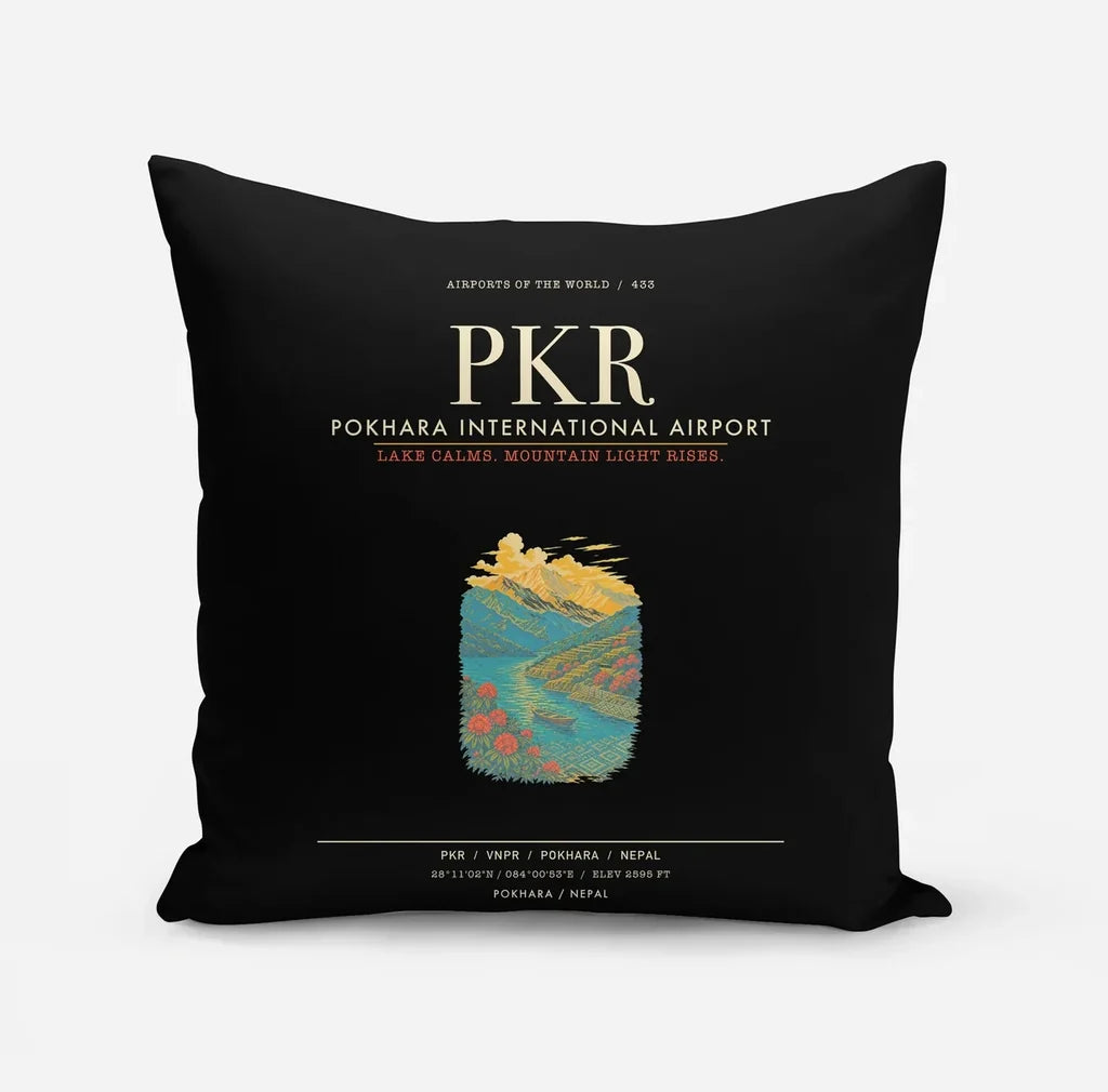 Pokhara International Airport PKR - Black