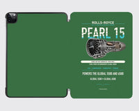 Thumbnail for PEARL 15 design on green ipad tablet case