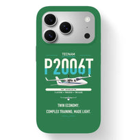 Thumbnail for Tecnam P2006T design on green magsafe iphone case, for iPhone 17 Pro