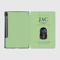 Thumbnail for Jackson Hole Airport (JAC) design on light green samsung tablet tablet case