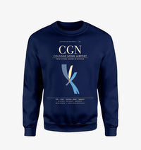 Thumbnail for Cologne Bonn Airport CGN Sweatshirt - Navy Blue