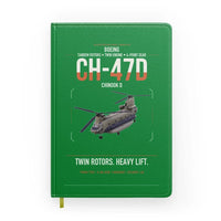 Thumbnail for Boeing CH-47D design on green notebook