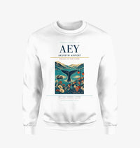 Thumbnail for Akureyri Airport AEY Sweatshirt - White