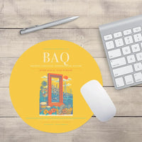 Thumbnail for Ernesto Cortissoz International Airport BAQ Mouse-Pad Round - Yellow