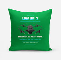 Thumbnail for BRINC LEMUR 2 design on green pillow
