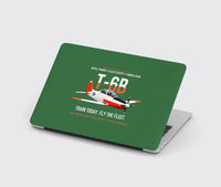 Thumbnail for T-6B Texan II Naval Aviator Training design on green MacBook case