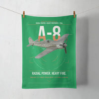 Thumbnail for Focke-Wulf Fw 190A-8 design on green towel