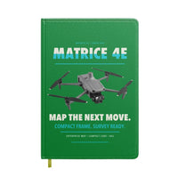 Thumbnail for DJI Matrice 4E design on green notebook
