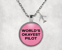 Thumbnail for World's Okayest Pilot Necklace - view 8
