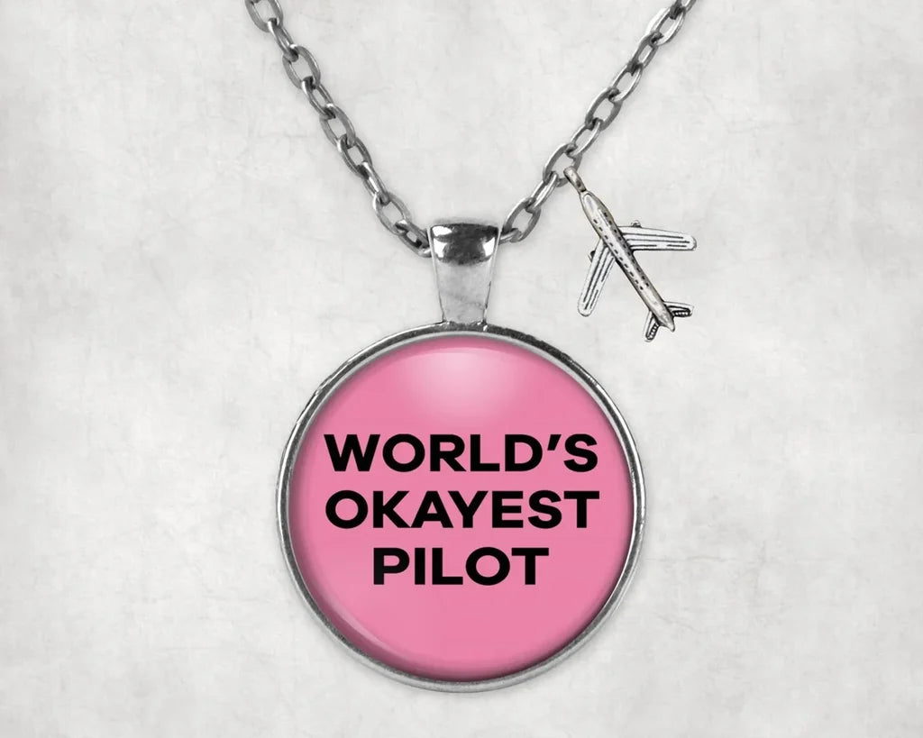 World's Okayest Pilot Necklace - view 8