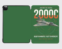 Thumbnail for Dassault Mirage 2000C RDI design on green ipad tablet case