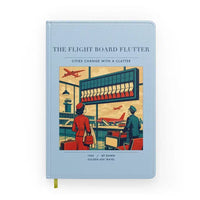 Thumbnail for VINTAGE G4302 - The Flight Board Flutter - Designed Notebooks design on lightblue