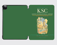 Thumbnail for Košice International Airport (KSC) design on green ipad tablet case