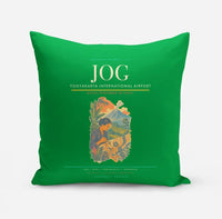 Thumbnail for Yogyakarta International Airport (JOG) design on green pillow