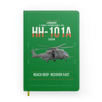 Thumbnail for Leonardo HH-101A Caesar design on green notebook
