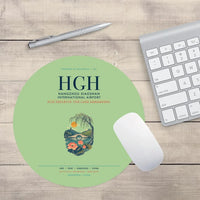 Thumbnail for Hangzhou Xiaoshan International Airport (HGH) design on light green round mouse pad