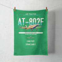 Thumbnail for Air Tractor AT-802F design on green towel