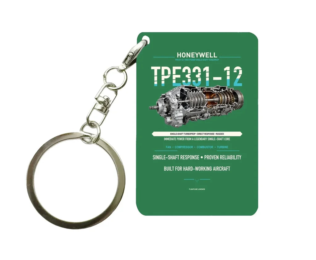 TPE331-12 Key Chain design on green key chain