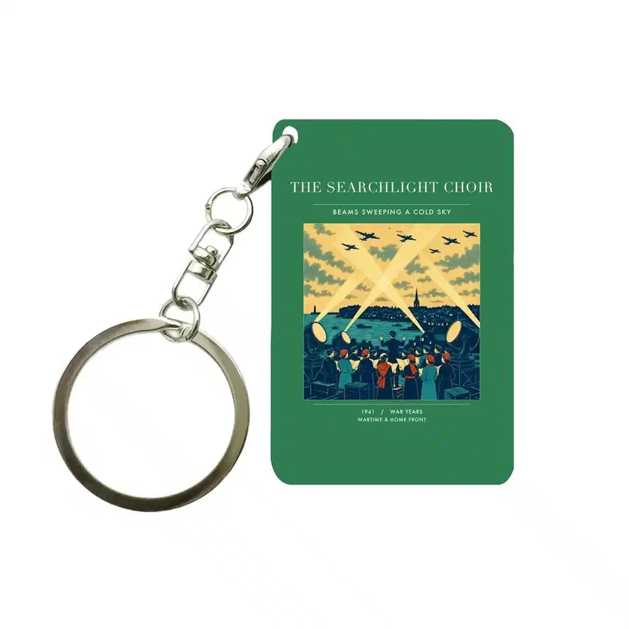 VINTAGE G4504 - The Searchlight Choir - Designed Key Chain design on green