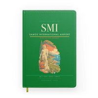 Thumbnail for Samos International Airport (SMI) design on green notebook