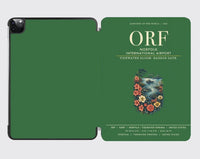 Thumbnail for Norfolk International Airport (ORF) design on green ipad tablet case