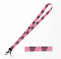 Thumbnail for Amazing Boeing 757 lanyard - pink