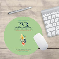 Thumbnail for Aeropuerto Internacional Licenciado Gustavo Díaz Ordaz (PVR) design on light green round mouse pad