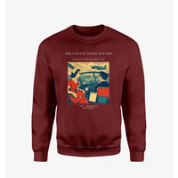 Thumbnail for VINTAGE G4481 - The County Nurse Rounds - Designed Sweatshirts design on winered