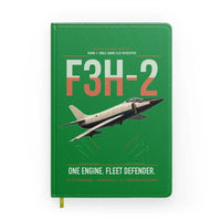 Thumbnail for F3H-2 Demon design on green notebook
