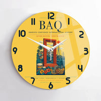 Thumbnail for Ernesto Cortissoz International Airport BAQ Wall-Clock No-Frame - Yellow