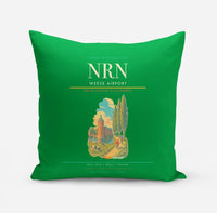 Thumbnail for Weeze Airport (NRN) design on green pillow