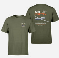 Thumbnail for MQ-4C Triton IFC-4 design on green army double-side t-shirt, double-side print