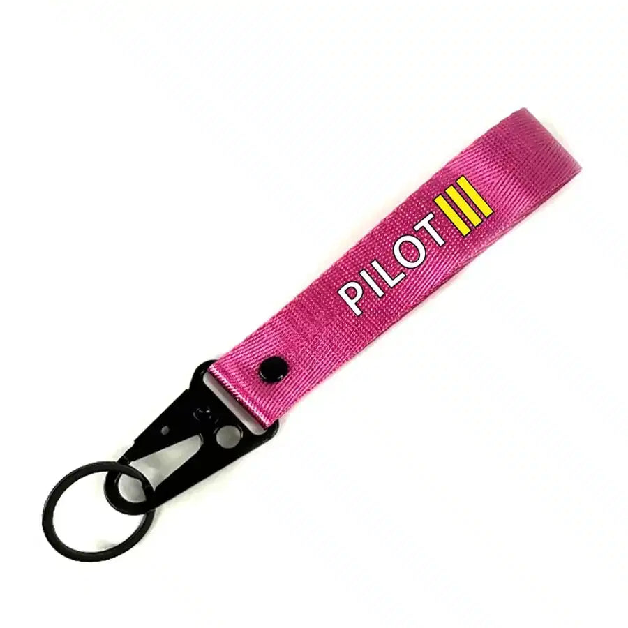 Pilot & Stripes (3 Lines) - Pink+NO NAME