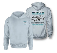 Thumbnail for DJI Matrice 4E design on light blue hoodie