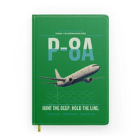 Thumbnail for P-8A Poseidon design on green notebook