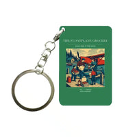 Thumbnail for VINTAGE G4286 - The Floatplane Grocery - Designed Key Chain design on green