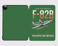 Thumbnail for F-82B Twin Mustang design on green ipad tablet case