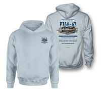 Thumbnail for PT6A-67 design on light blue hoodie