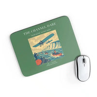 Thumbnail for VINTAGE G4324 - The Channel Dare - Designed Mouse Pads design on green rectangle