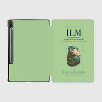Thumbnail for Wilmington International Airport (ILM) design on light green samsung tablet tablet case