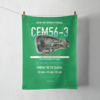 Thumbnail for CFM56-3 design on green towel