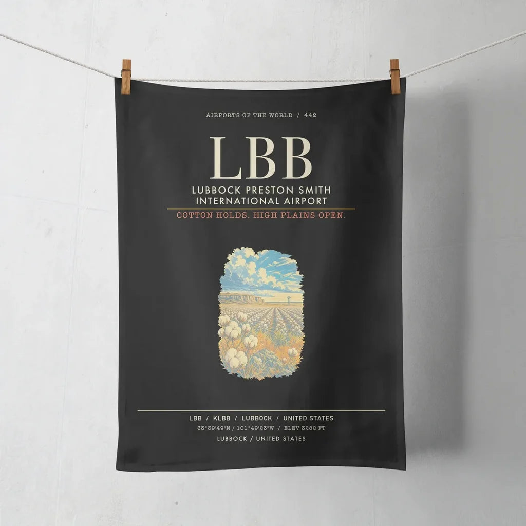 Lubbock Preston Smith International Airport LBB - Black