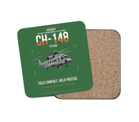 Thumbnail for Sikorsky CH-148 Cyclone design on green 1 piece coaster