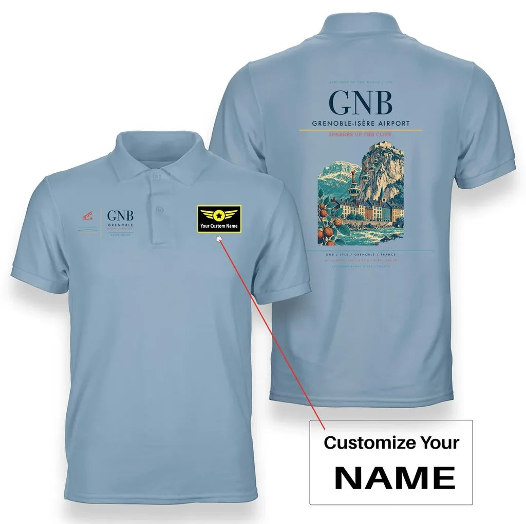 Grenoble-Isère Airport GNB Light Blue+Name