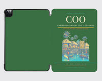 Thumbnail for Cadjehoun Airport (COO) design on green ipad tablet case