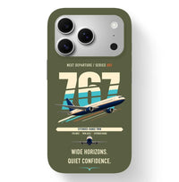 Thumbnail for Boeing 767-300ER design on green army magsafe iphone case