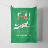 Thumbnail for F-4J Phantom II design on green towel
