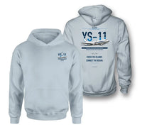 Thumbnail for NAMC YS-11A design on light blue hoodie