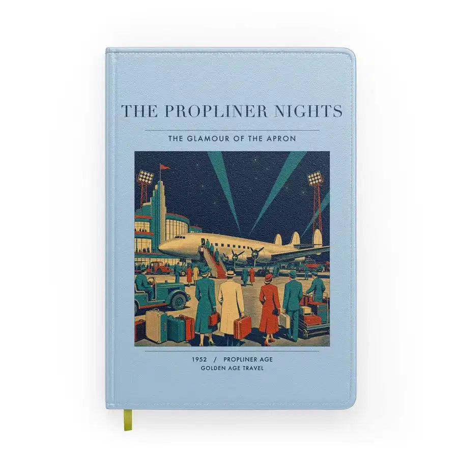 VINTAGE G4080 - The Propliner Nights - Designed Notebooks design on lightblue